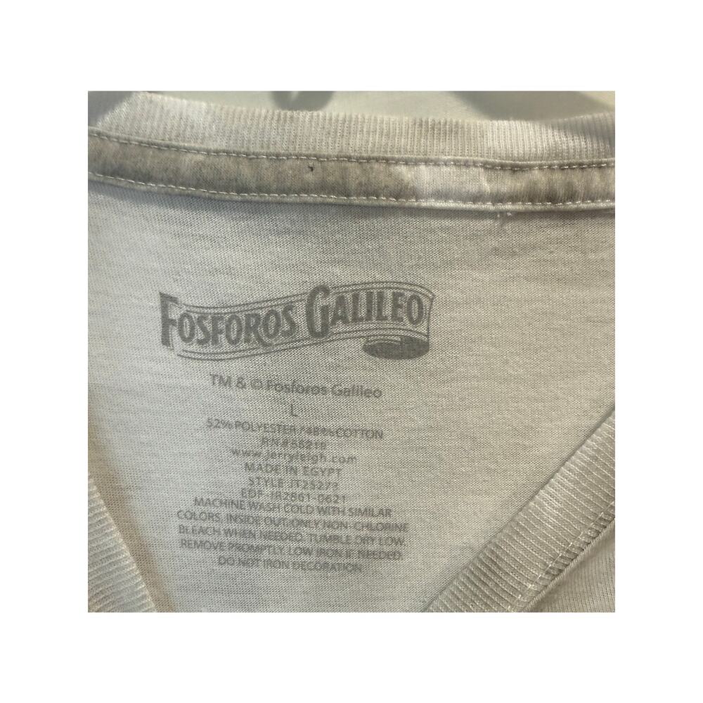 Women's Fosforos Galileo T-shirt Large Dia De Los Muertos Sugar Skull tie-dye - Picture 3 of 5